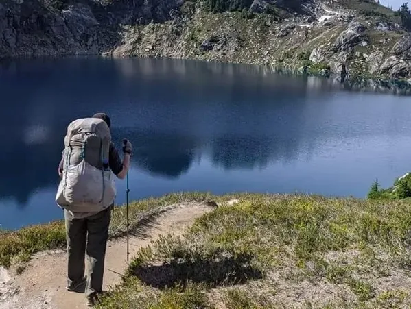 Person Irresponsible on the trail in america