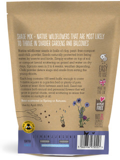 Shade Mix Seedballs packet