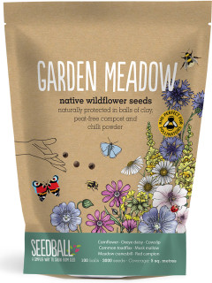 Garden Meadow Mix Seedballs packet