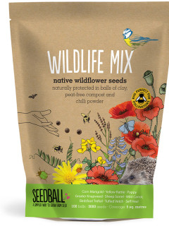 Wildlife Mix Seedballs packet
